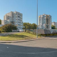 Chalon-sur-Saône (Saône-et-Loire), ZAC du Plateau : parkings semi-enterrés à double niveaux.