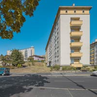 Mâcon (Saône-et-Loire), quartier des Bioux.