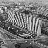 Dijon (Côte-d'Or), quartier des Grésilles la barre Billardon.